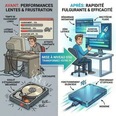 Votre ordinateur rame à Mouriès ? Ne le jetez pas, boostez-le !